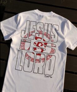 JESUS IS LORD White Tee ‘SW’